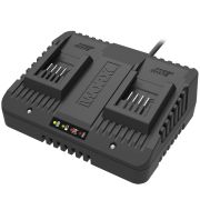 Двойное зарядное устройство WORX WA3772, 20В, 2*2A