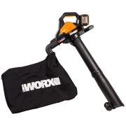 Воздуходувка-пылесос аккумуляторная бесщеточная WORX WG583E.9, 40В, без АКБ и ЗУ