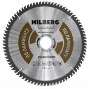 Диск пильный Hilberg Industrial Ламинат 216*30*80Т