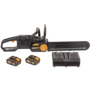 Цепная пила аккумуляторная WORX NITRO 40В 40cm бесщеточная, 4.0Ач х2, ЗУ 2Ах2, коробка