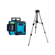 Комплект Лазерный уровень INSTRUMAX 3-360 + штатив телес. с резьбой 1/4 (5/8) ТR-120