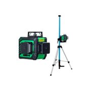 Комплект Лазерный уровень INSTRUMAX greenliner Set 3-360 + штатив-штанга элевац. IP-300