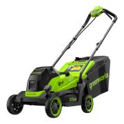 Газонокосилка аккумуляторная 24В, GREENWORKS  б/щ 33 см GD24LM331 (без АКБ и ЗУ)