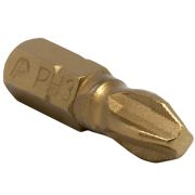 Бита ПРАКТИКА «Эксперт»   PH-3 х 25мм Tin