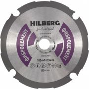 Диск пильный Hilberg Industrial 165*4T*20 mm по фиброцементу
