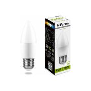 Лампа LB-570 матовая 9W E27 4000K свеча