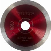 Диск алмазный отрезной 125*22.23 Hilberg Сплошной Ультратонкий