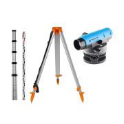 Нивелир оптический INSTRUMAX AL-124 +Рейка нивелирная INSTRUMAX TS-300 + Штатив геодезический TR-160