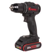 Дрель-шуруповерт аккумуляторная бесщеточная KRESS KU212.1, 20В, 2Ач x2, ЗУ, сумка
