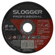 Круг отрезной Slogger по металу 125х1,6х22