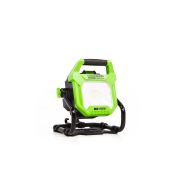 LED-прожектор Greenworks G82WLH с гибридным питанием, 82V / 220V, 1250/2500 лм, крюк для подвеса, кр