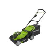 Газонокосилка аккумуляторная Greenworks Арт.2512607UD, 2*24V, 41 см, с 2хАКБ 4Ач и ЗУ