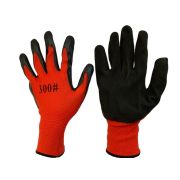 Перчатки красные BEITA SAFE Red с пенонитриловым покрытием  ( упаковка 12шт)