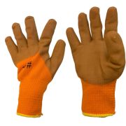 Перчатки оранжевые акриловые BEITA SAFE Orange со вспененным латексным покрытием (Упаковка 10шт)