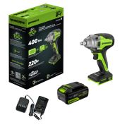24V Гайковерт ударный акк.GD24IW400,б/щет,1/2'', 400Нм,1х5Ач,ЗУ,кор 3802907CUG