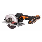 Циркулярная мини-пила аккумуляторная бесщеточная WORX WX531, 20В, 120 мм,2Ач x1, ЗУ 2А
