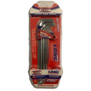 Набор шестигранников с круглой головкой 9 шт. длинные