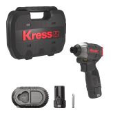 Винтоверт аккумуляторный ударный  бесщеточный KRESS KUB50.2, 12В, 140 Нм, 2Ач х2, ЗУ 1,5А, кейс