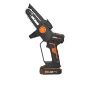 Пила аккумуляторная бесщёточная WORX WG325E, 20В, 12см, 2Ач х1, ЗУ 2А