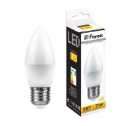 Лампа LB-97 16LED (7W) 230V E27 2700K свеча