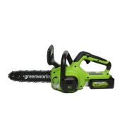 Пила цепная Greenworks 24В аккумуляторная 25 см Gen II (с АКБ на 2 А/ч и ЗУ)